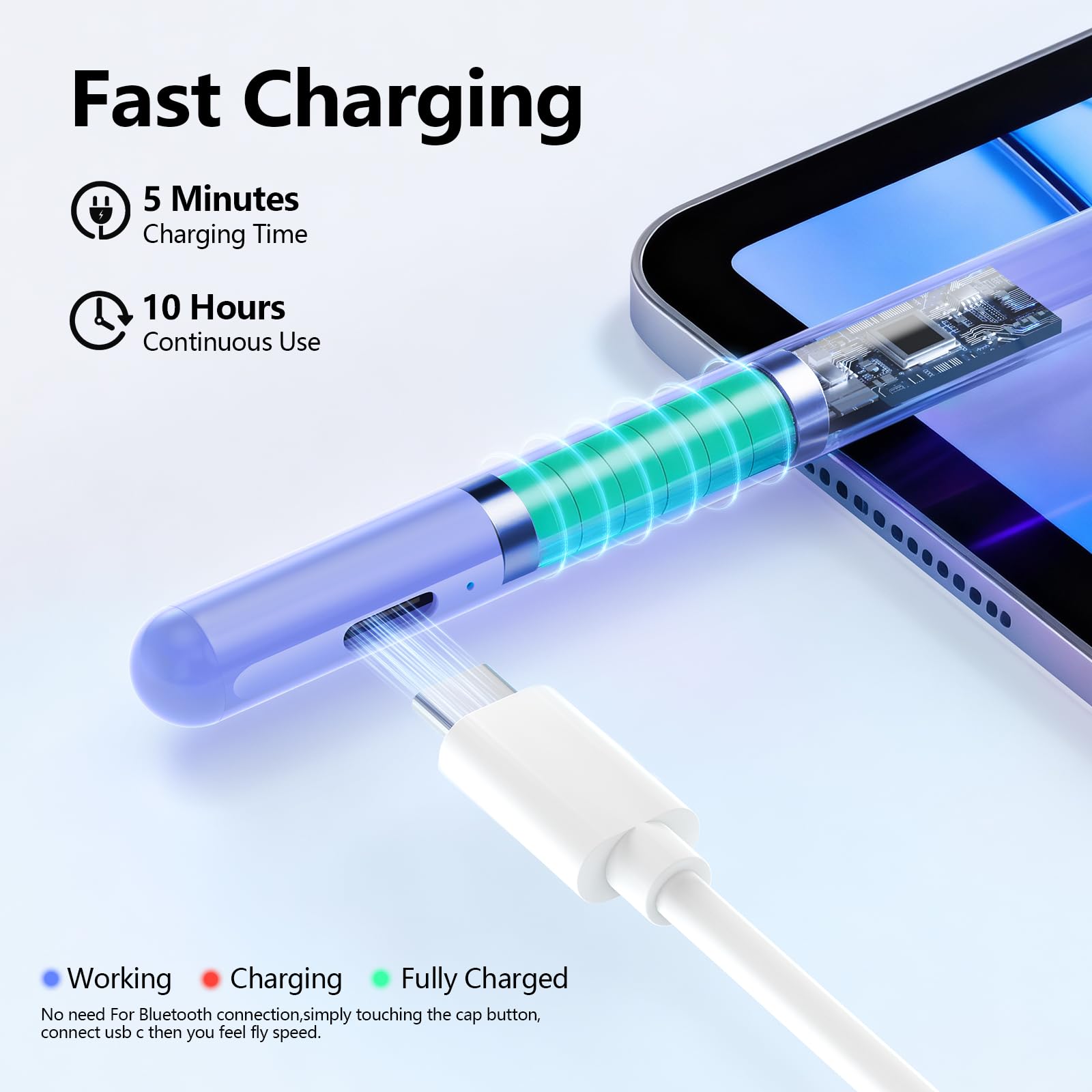 Amazon.com: Stylus Pen for iPad 6th-11th Generation-2X Fast Charge